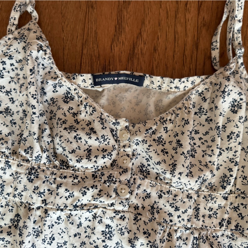 Brandy Melville Floral Sleeveless Dress - Picture 3 of 4